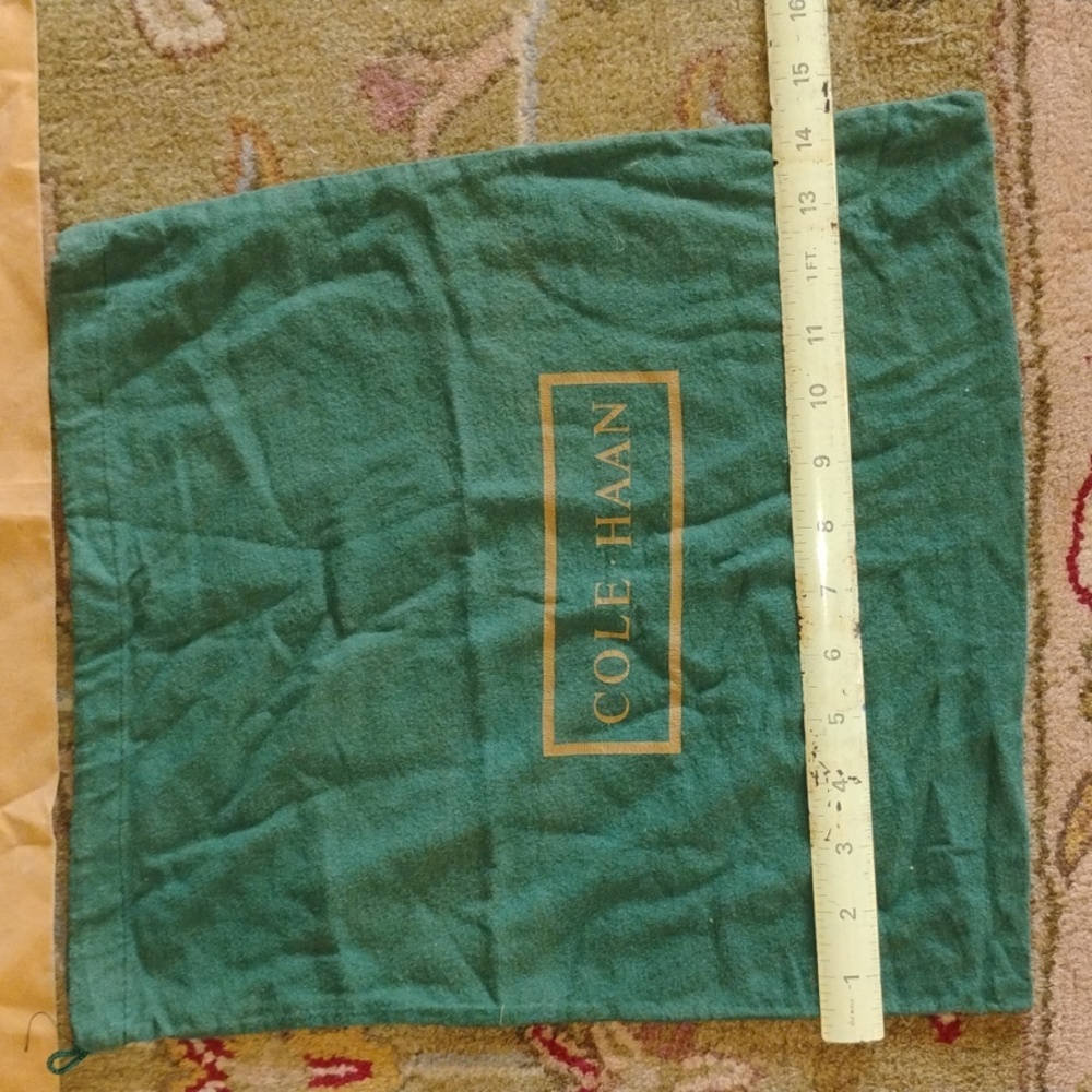 👠 SHOE PURSE 👜 Bag - Gift 🎁 Storage or Shoe Dust Bag vintage green
